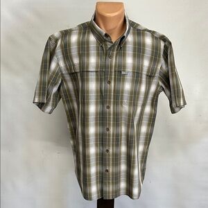 Carhartt Force short sleeve button down shirt.  L